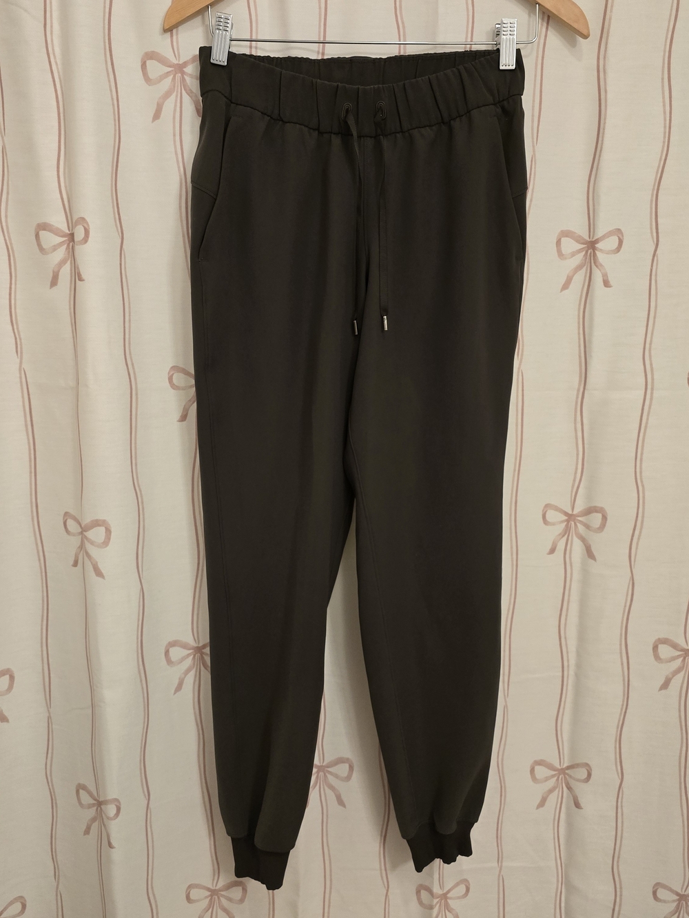 Lululemon Dark Olive Drawstring Jogger Pants